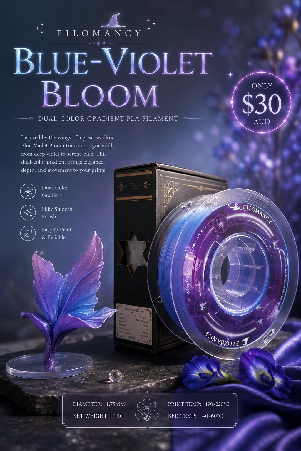 Blue-Violet Bloom